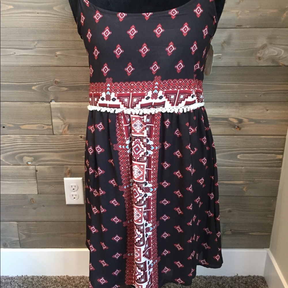 Aztec Print Sun Dress